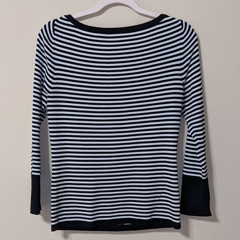 Linda Mathews Striped Top - Picture 3 of 3